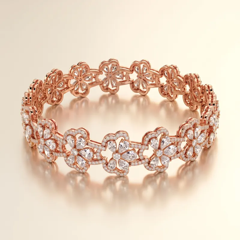 Rosebery Pear Flower Bracelet