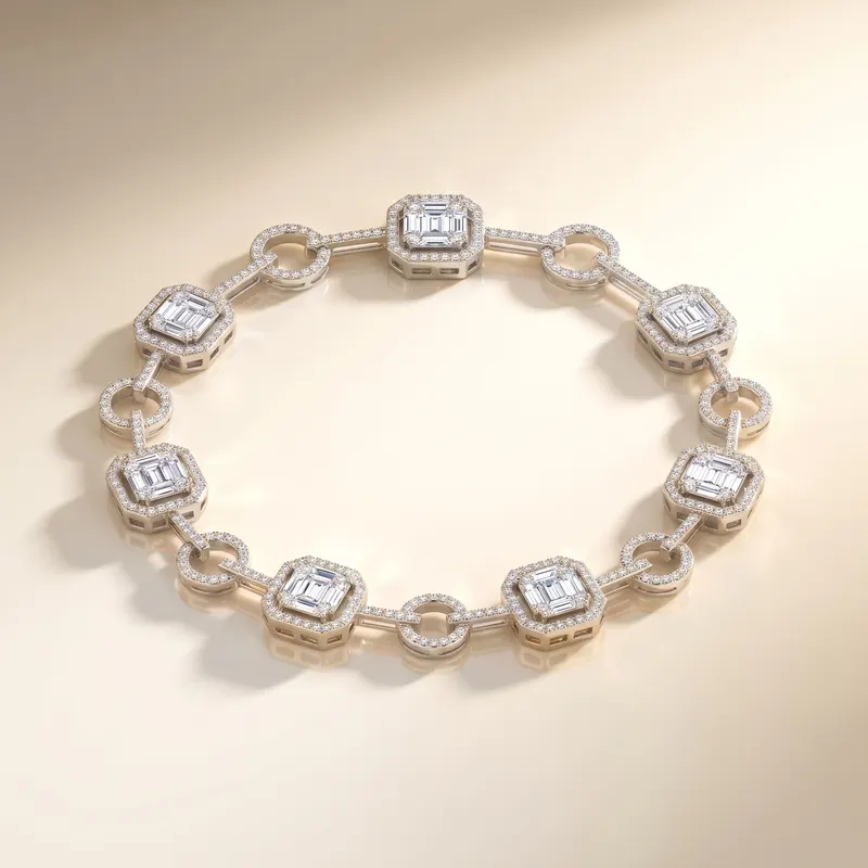 Adelphi Circle Octagon Bracelet