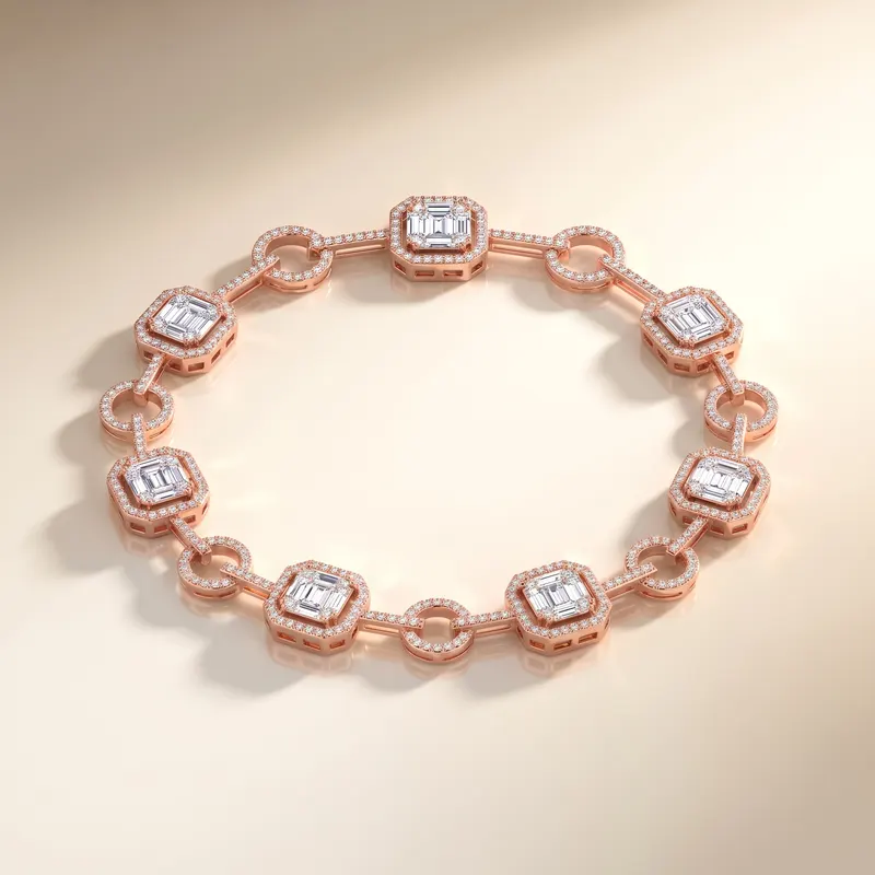 Adelphi Circle Octagon Bracelet