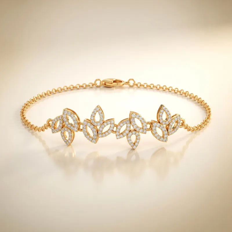 Tregunter Leaf Cluster Bracelet