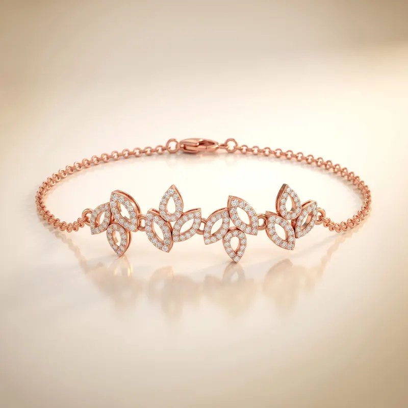 Tregunter Leaf Cluster Bracelet