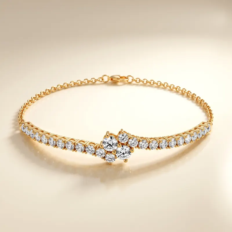 Ilchester Crossover Line Bracelet