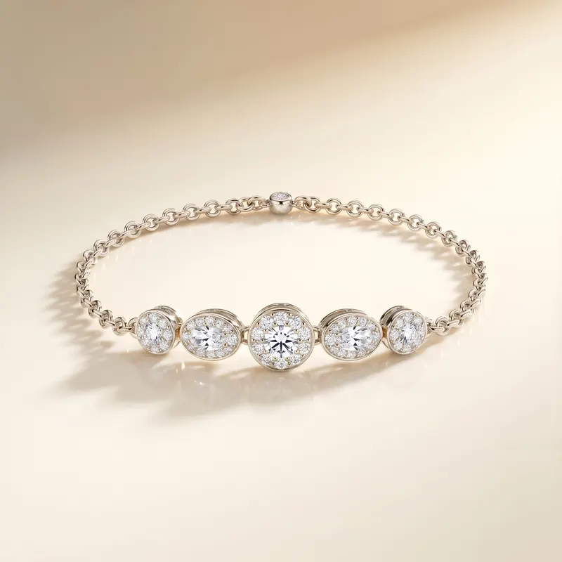 Compton Oval Cluster Bracelet