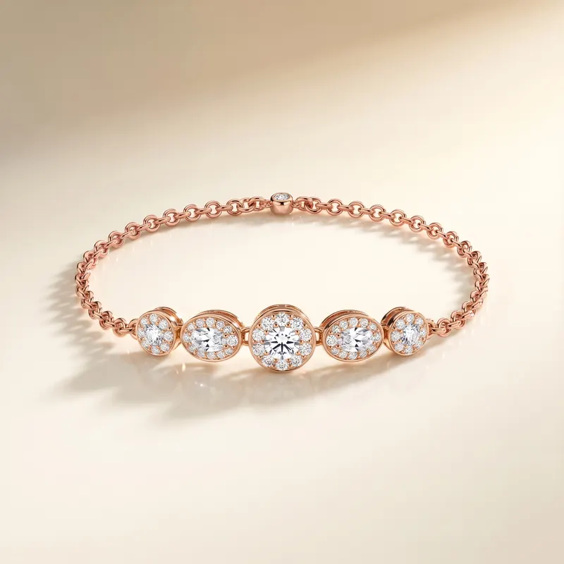 Compton Oval Cluster Bracelet