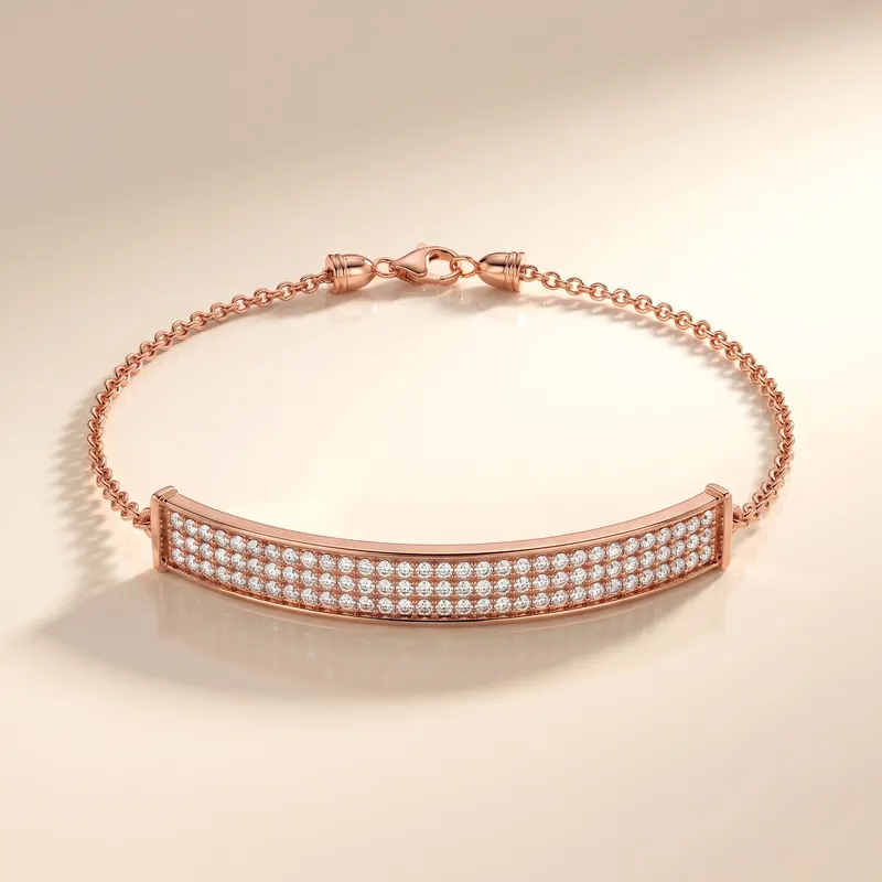 Myddelton Pavé Bar Bracelet