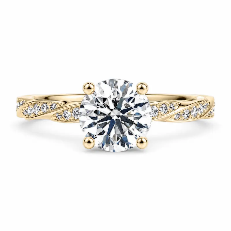 Porchester Diamond Ring (Round)
