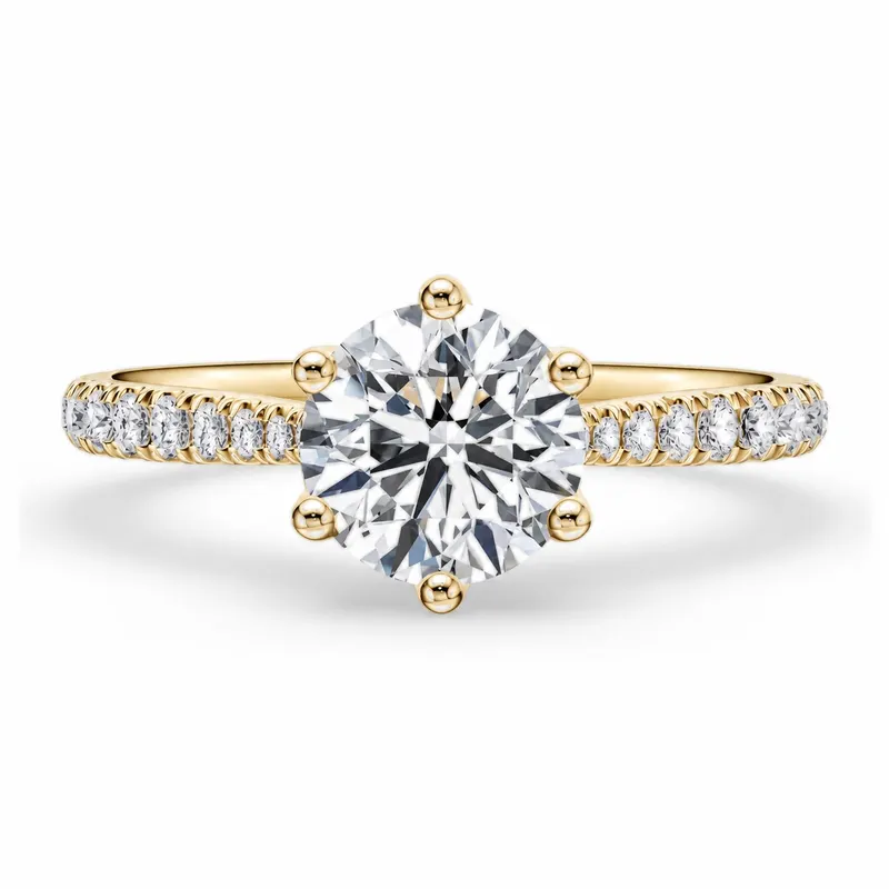 Charlotte Diamond Ring (Round)