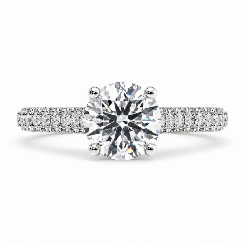 Threadneedle Diamond Ring (Round)