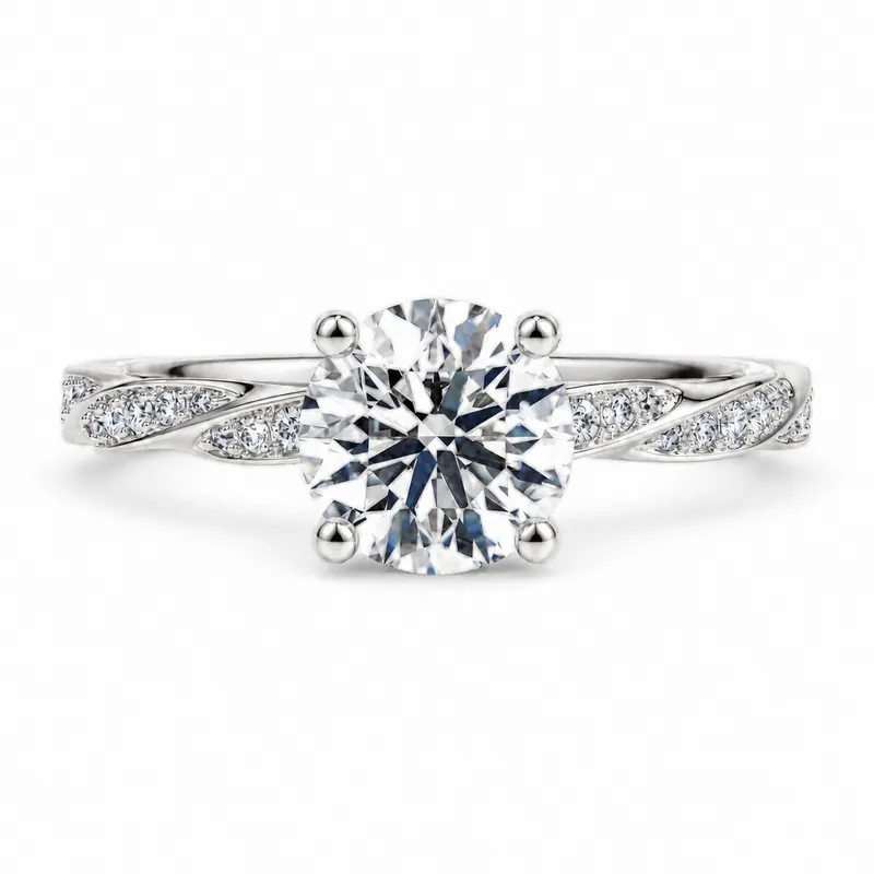 Porchester Diamond Ring (Round)