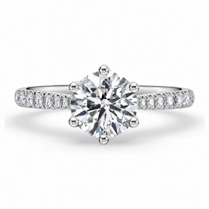Charlotte Diamond Ring (Round)