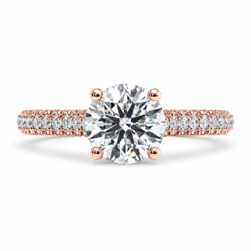 Threadneedle Diamond Ring (Round)