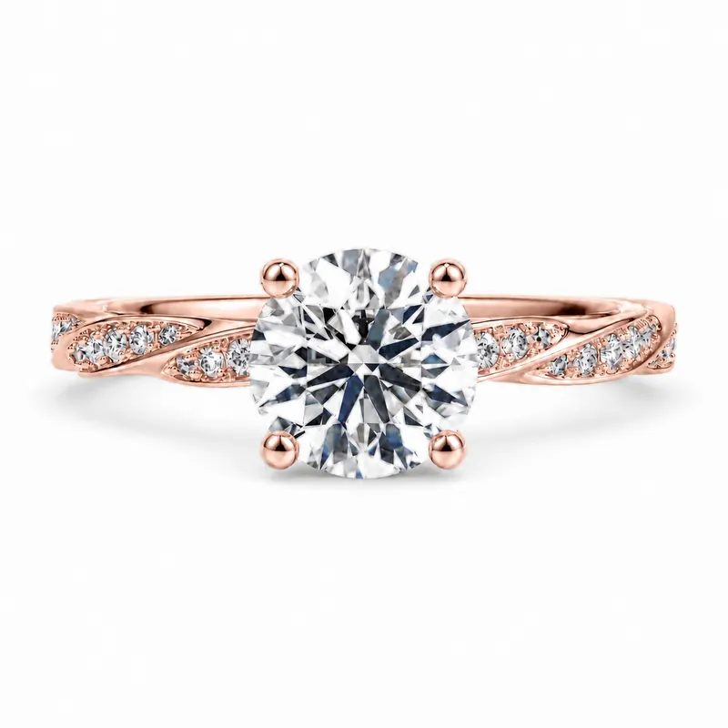 Porchester Diamond Ring (Round)