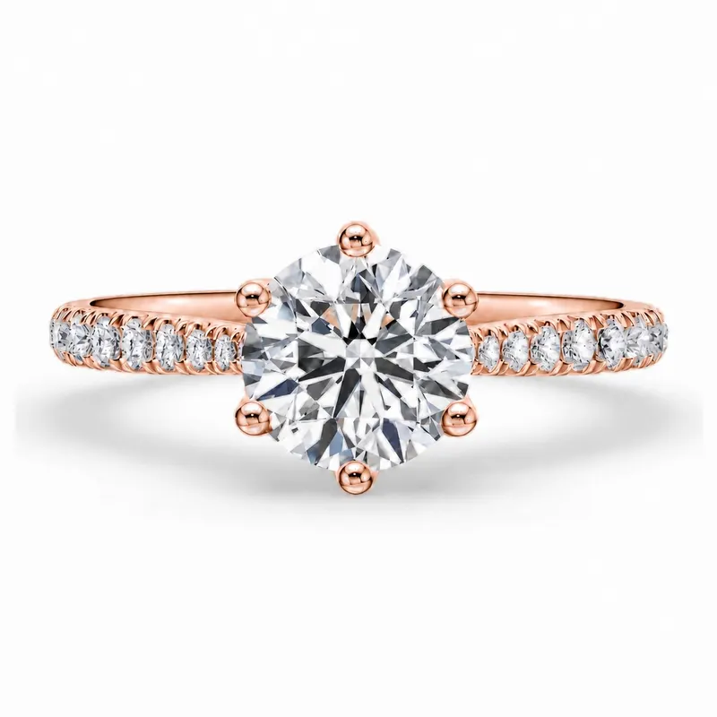 Charlotte Diamond Ring (Round)