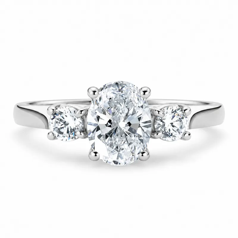 Lombard Diamond Ring (Oval)