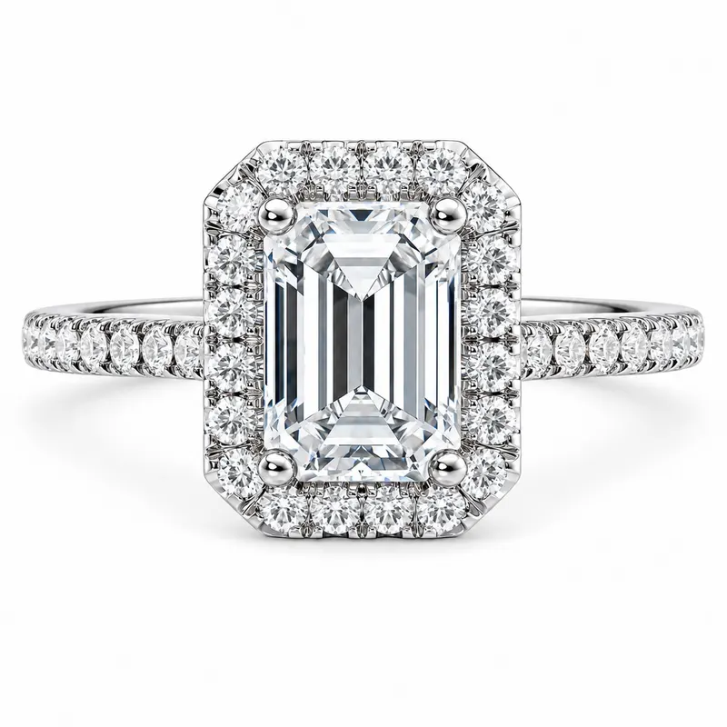 Chancery Diamond Ring (Emerald)