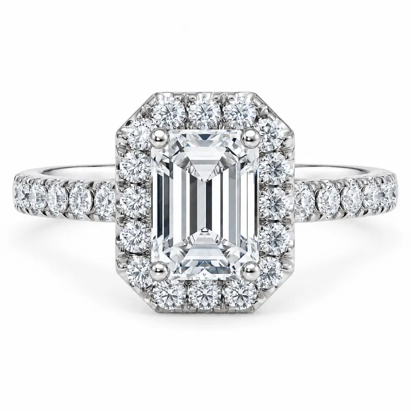 Highbury Diamond Ring (Emerald)