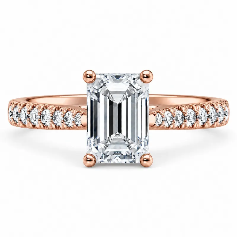 Harcourt Diamond Ring (Emerald)