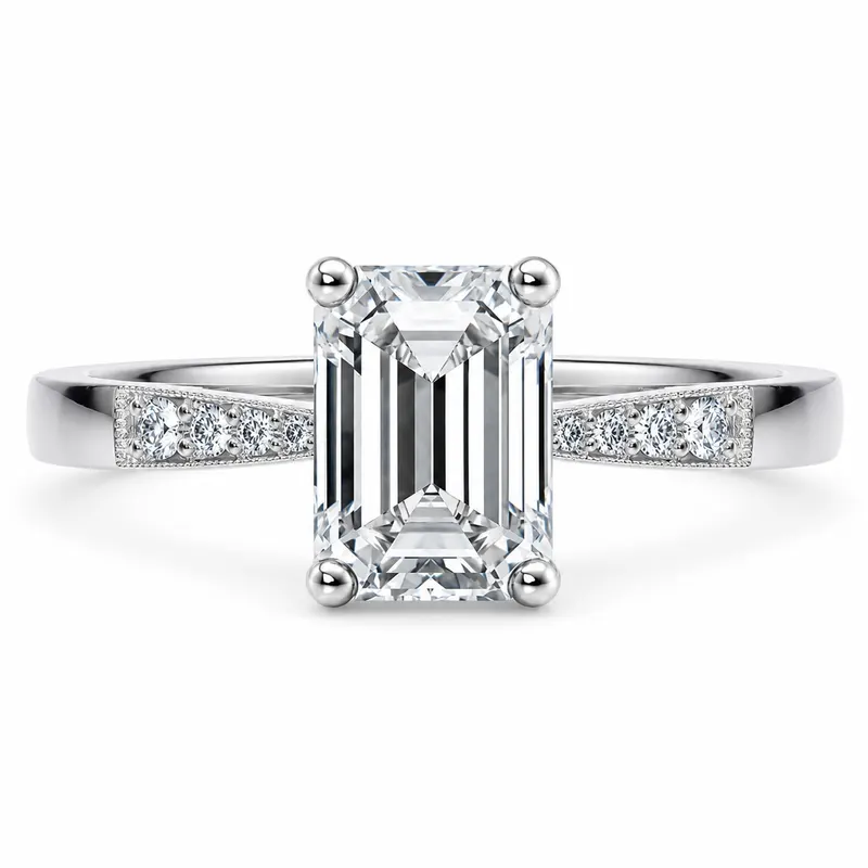 Portobello Diamond Ring (Emerald)