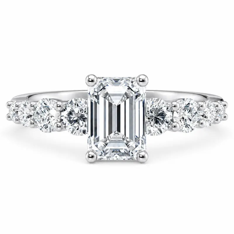 Carlton Diamond Ring (Emerald)
