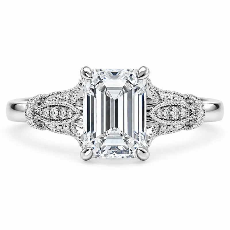 Leinster Diamond Ring (Emerald)