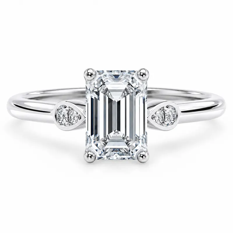 Clarendon Diamond Ring (Emerald)