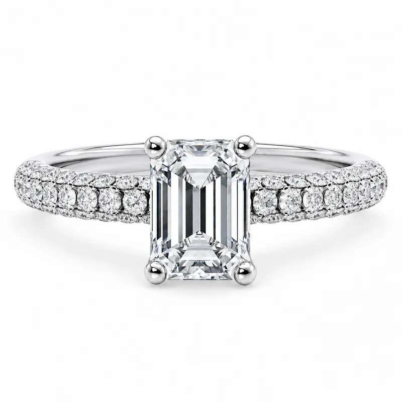 Randolph Diamond Ring (Emerald)