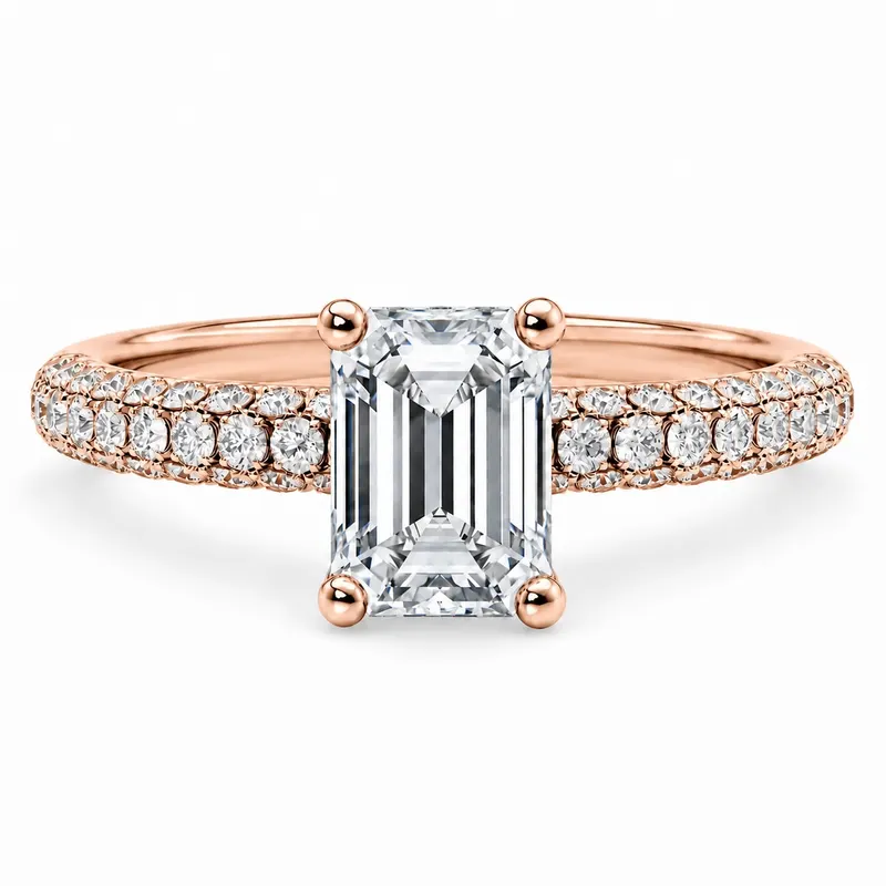 Randolph Diamond Ring (Emerald)