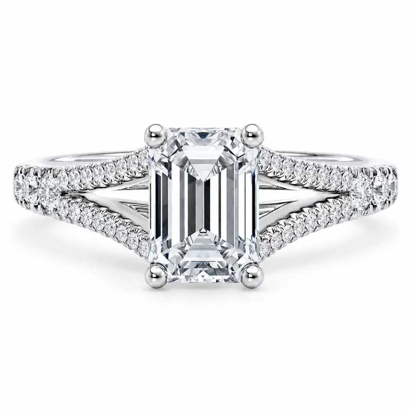 Langham Diamond Ring (Emerald)