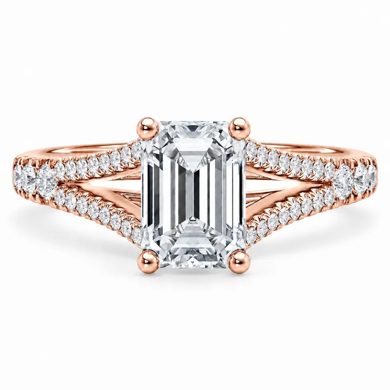 Langham Diamond Ring (Emerald)