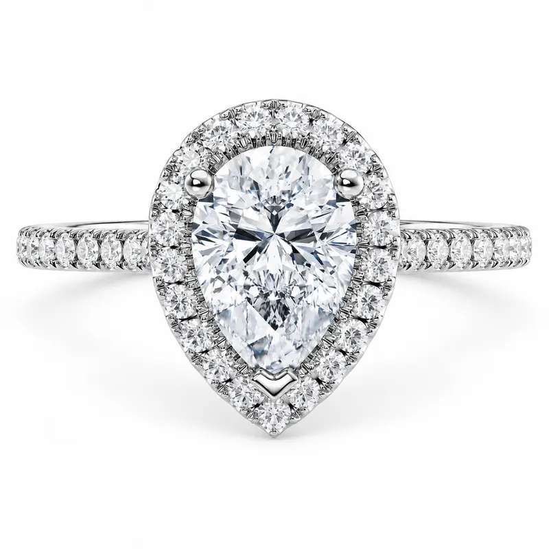 Chancery Diamond Ring (Pear)