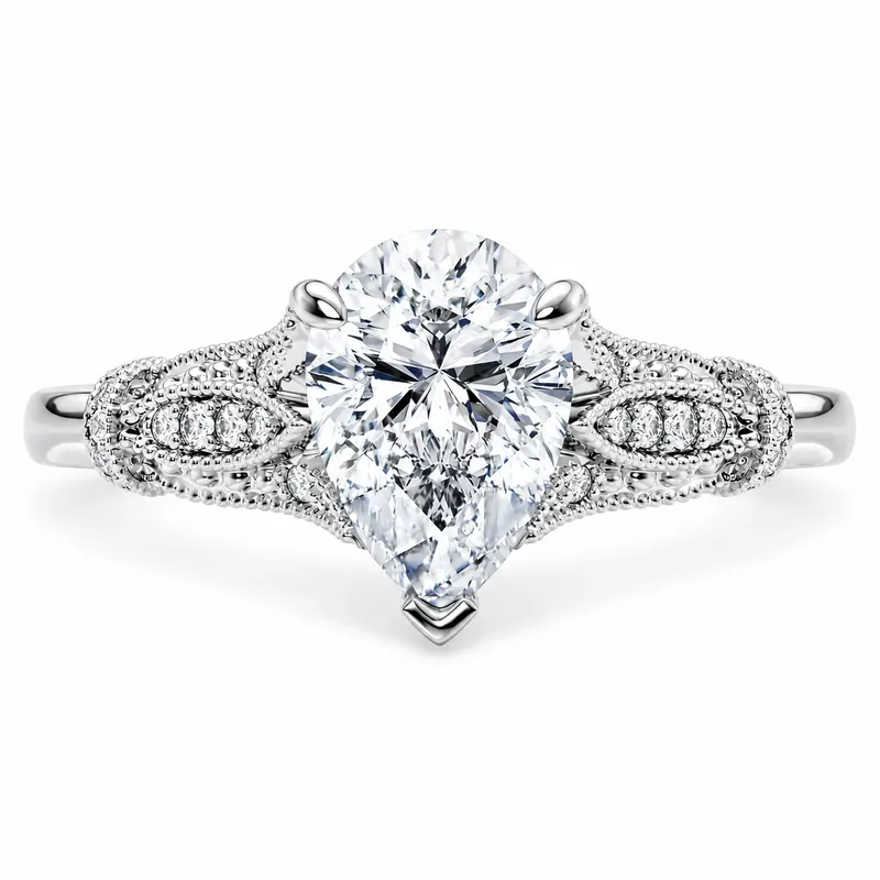 Leinster Diamond Ring (Pear)
