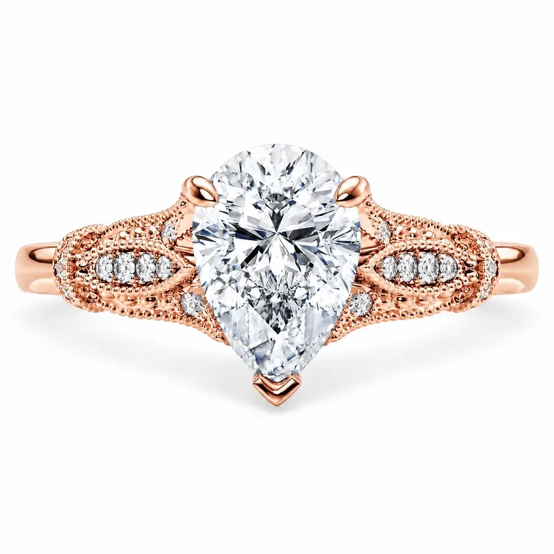 Leinster Diamond Ring (Pear)