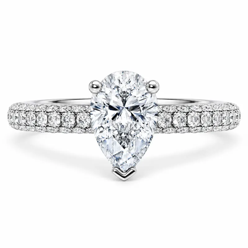 Randolph Diamond Ring (Pear)
