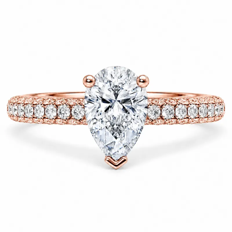 Randolph Diamond Ring (Pear)