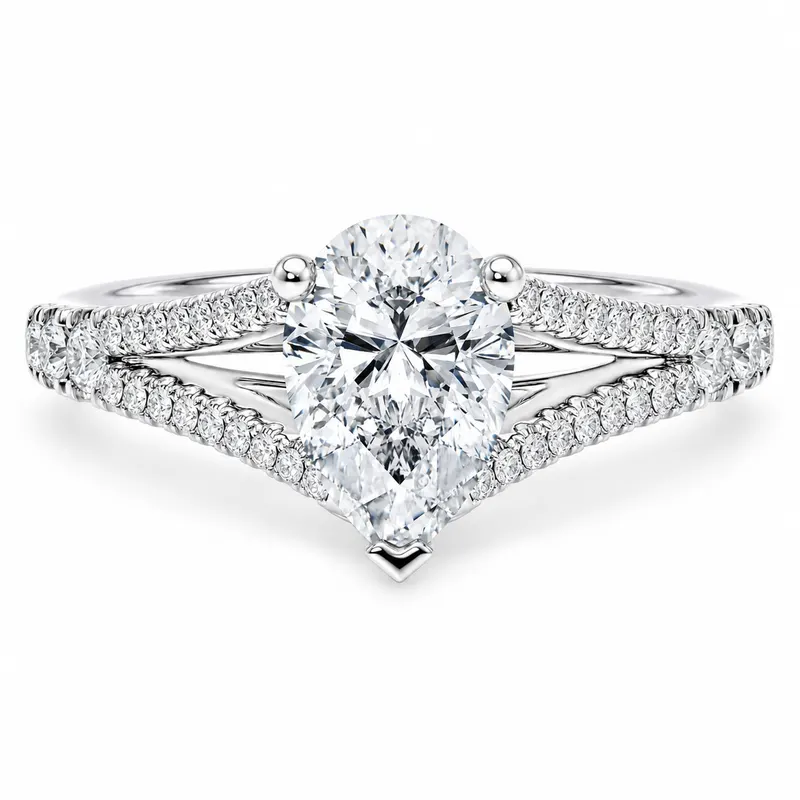 Langham Diamond Ring (Pear)