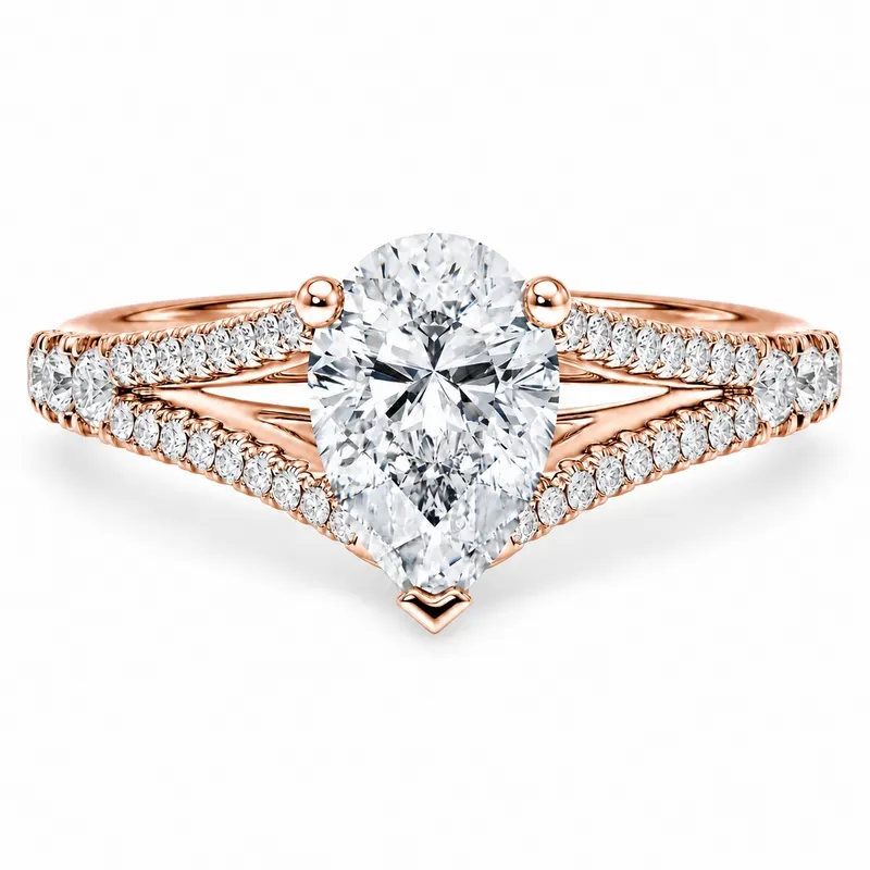 Langham Diamond Ring (Pear)