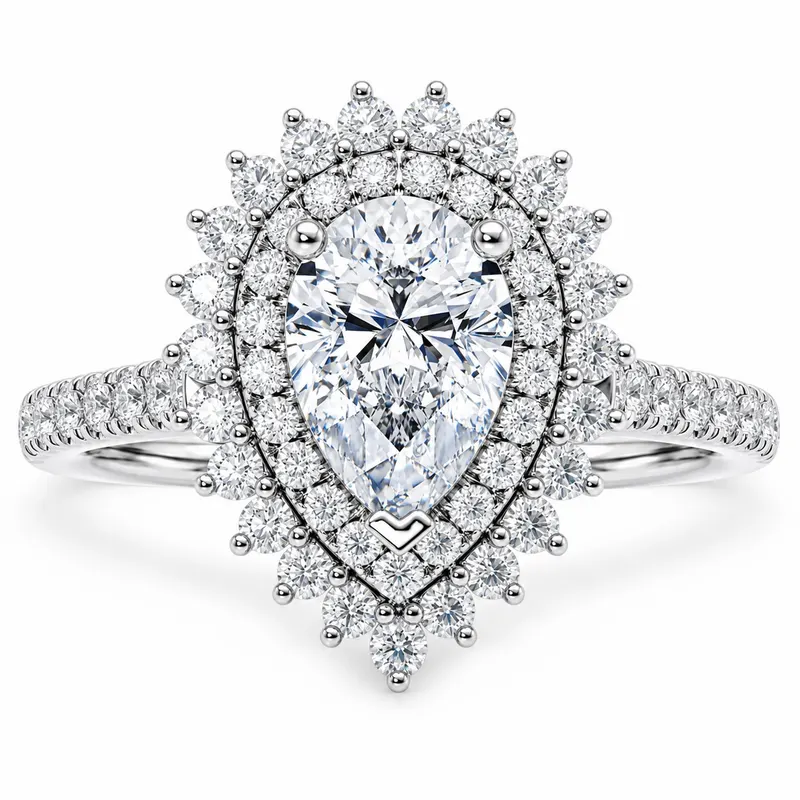 Farringdon Diamond Ring (Pear)