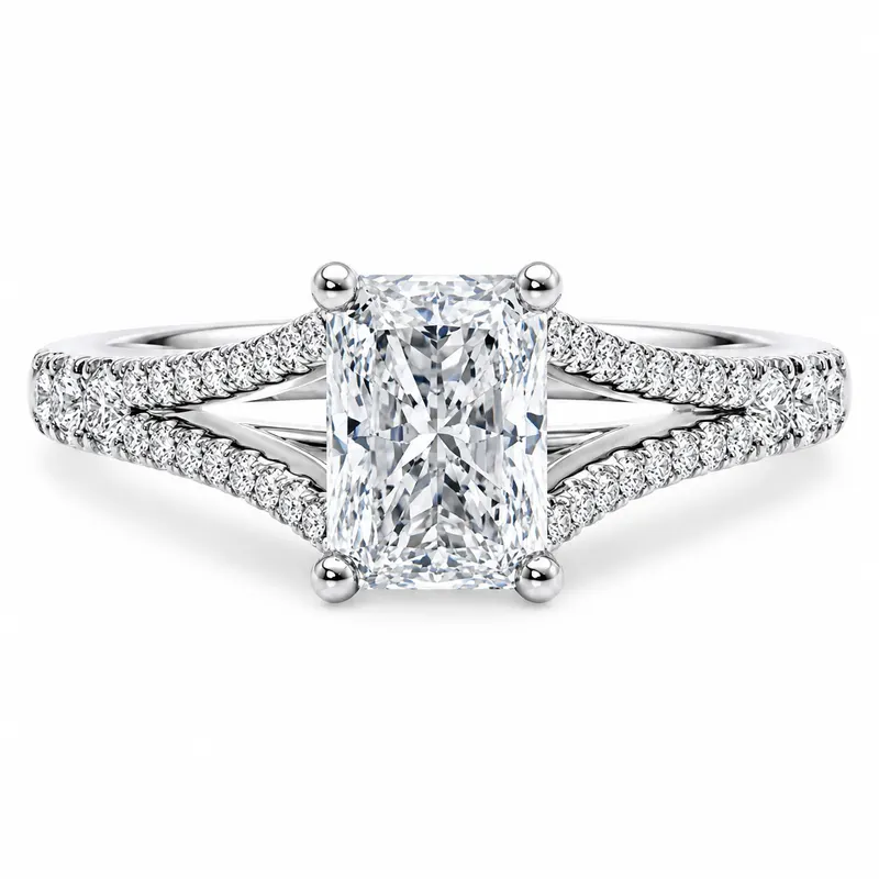 Langham Diamond Ring (Radiant)