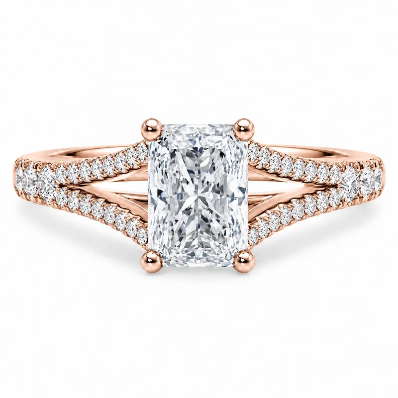 Langham Diamond Ring (Radiant)