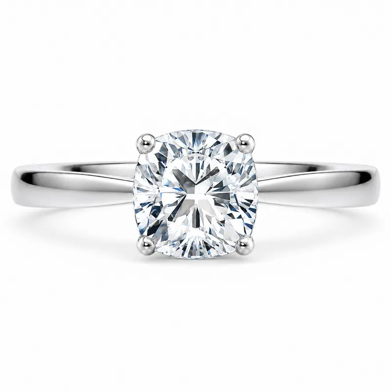 Broadgate Diamond Ring (Cushion)