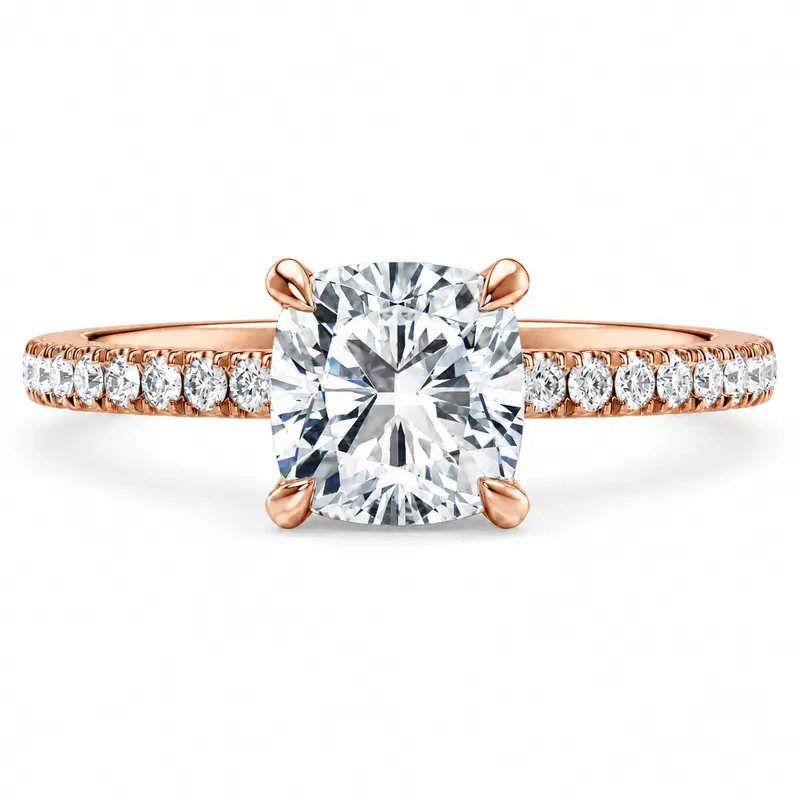 Audley Diamond Ring (Cushion)