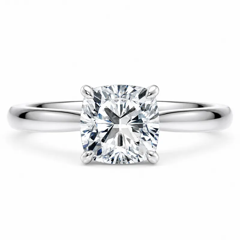 Conduit Diamond Ring (Cushion)