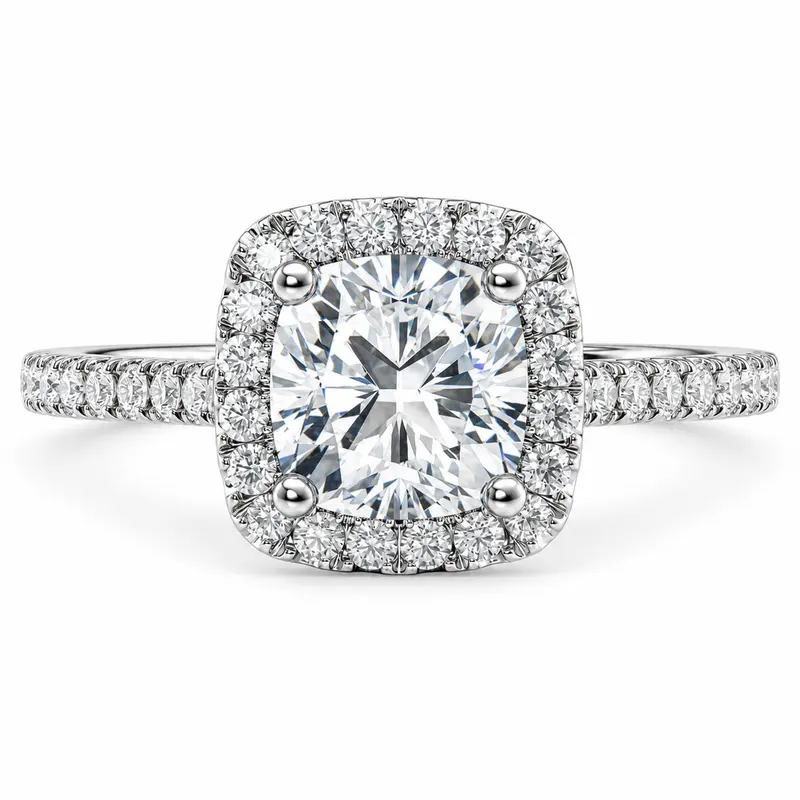 Chancery Diamond Ring (Cushion)