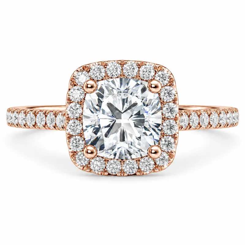 Chancery Diamond Ring (Cushion)