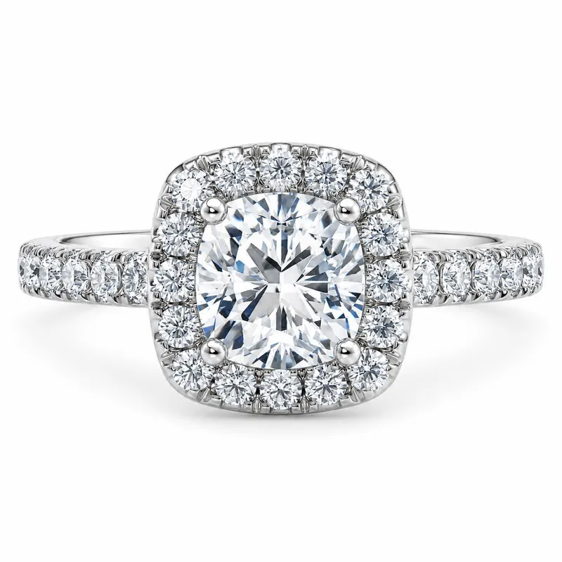 Highbury Diamond Ring (Cushion)