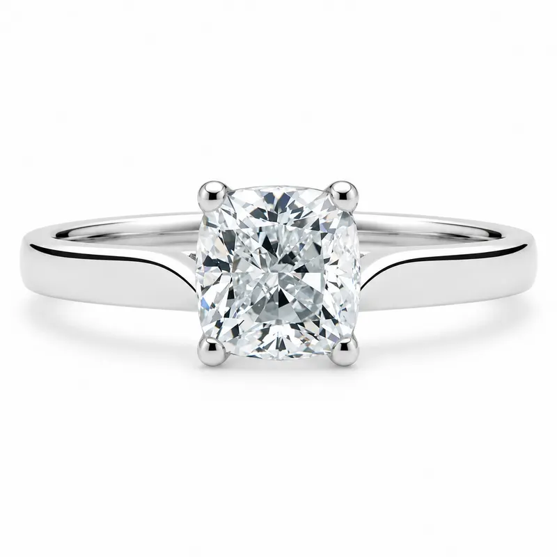 Clapham Diamond Ring (Cushion)
