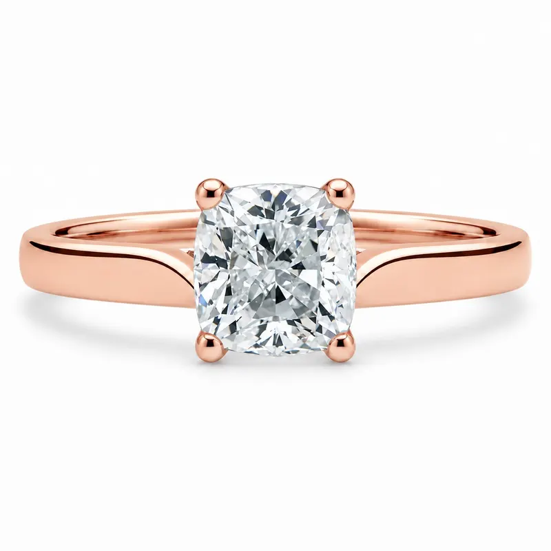 Clapham Diamond Ring (Cushion)