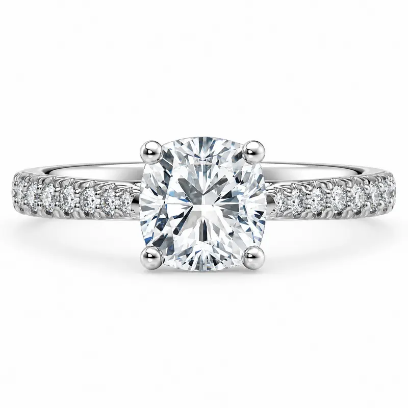 Harcourt Diamond Ring (Cushion)