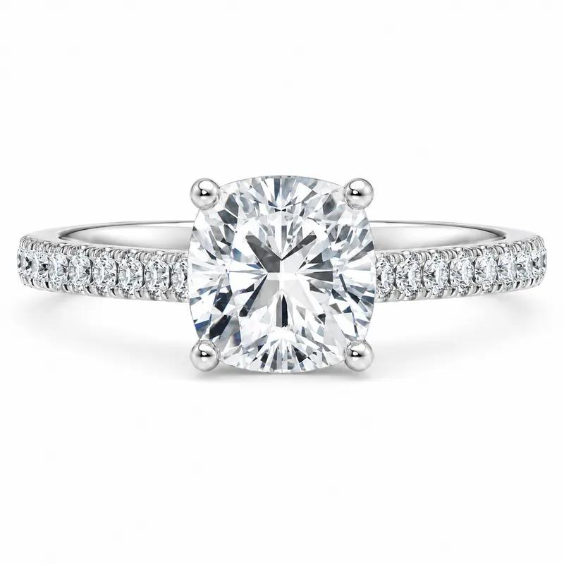 Brompton Diamond Ring (Cushion)