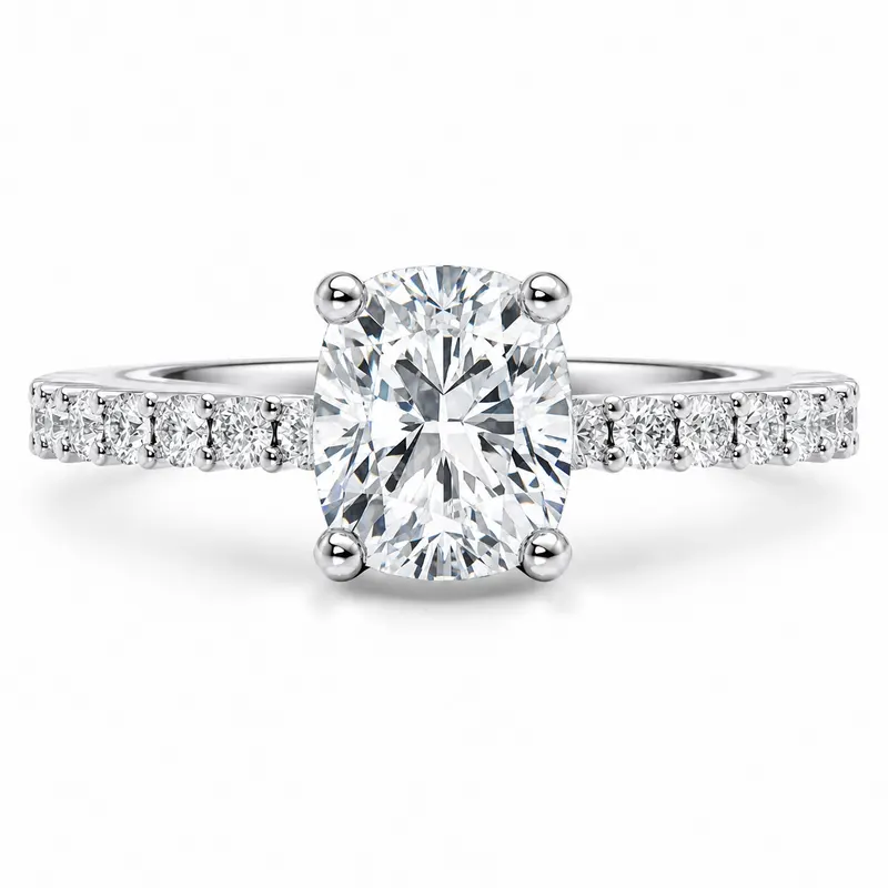 Walton Diamond Ring (Cushion)